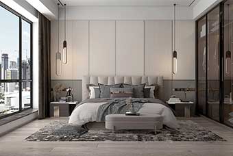 北京现代风格-卧室
