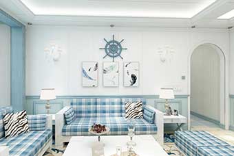 北京地中海风格-客厅